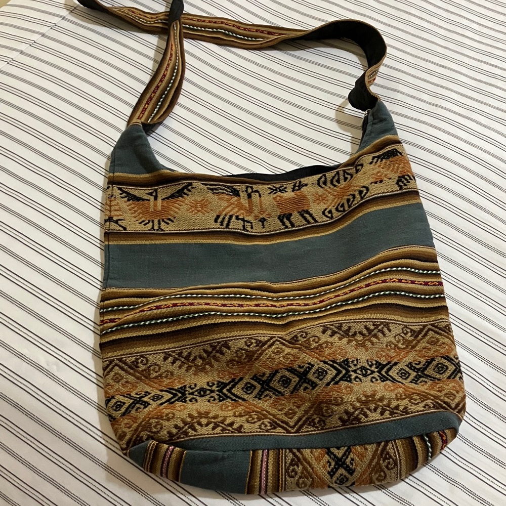 Peruvian Bohemian Patterned Shoulder Bag